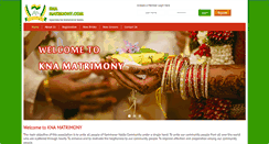 Desktop Screenshot of knamatrimony.com